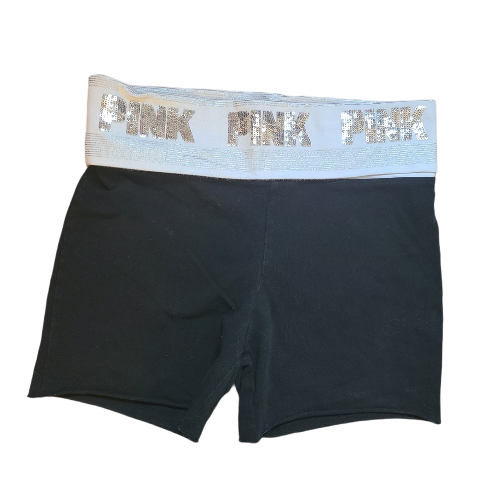 🌸Victorias Secret Pink Sequined Yoga Shorts 3/$10